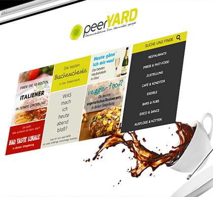 screenShot peerYARD-website